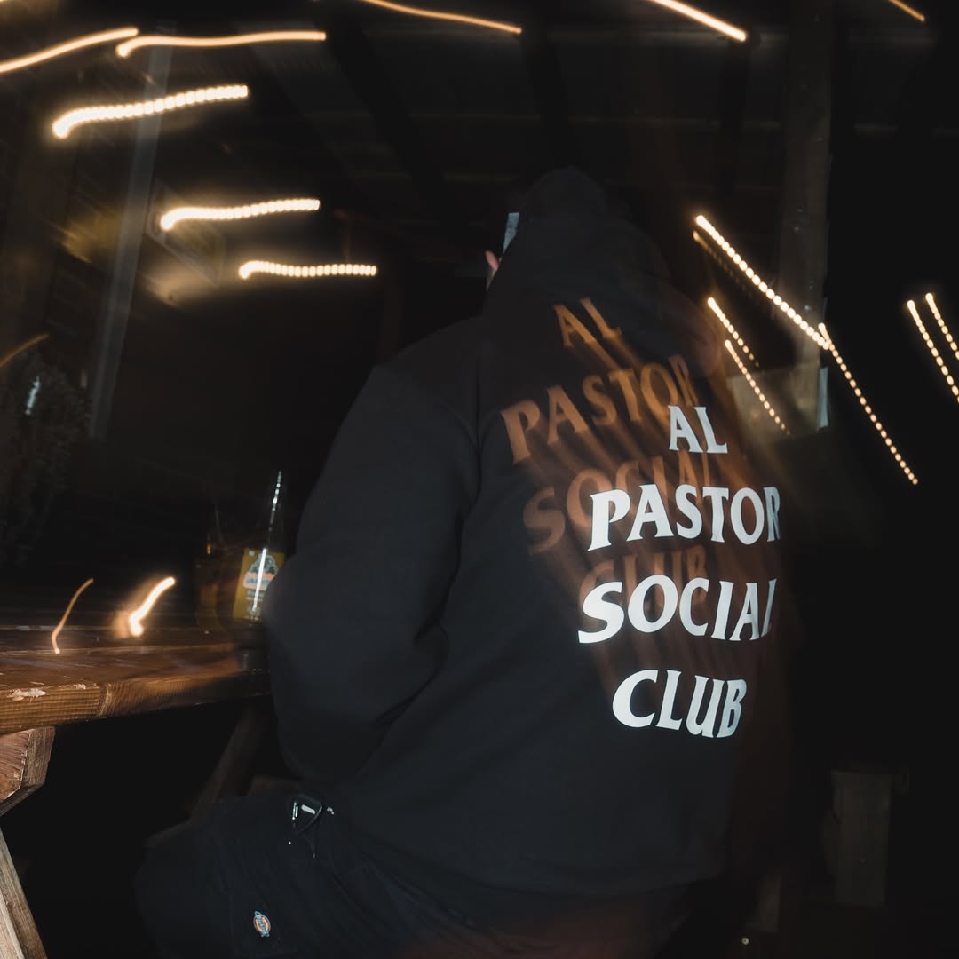 Al Pastor Social Club Hoodie – Black