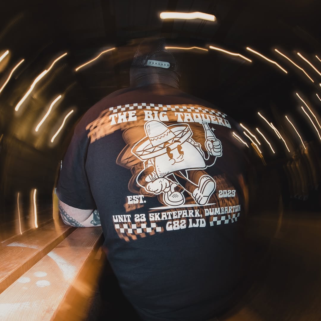 Taquero Mascot Tee – Black